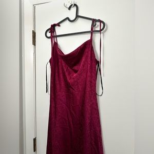 Wine Maxi dress